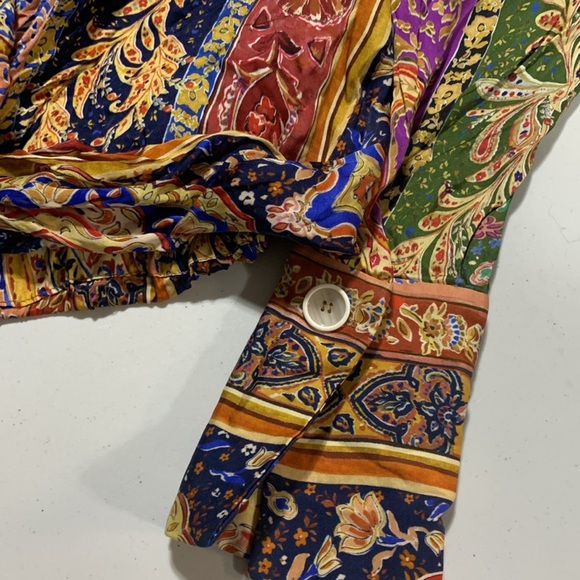 Zara Boho Paisley Top - Picture 3 of 4